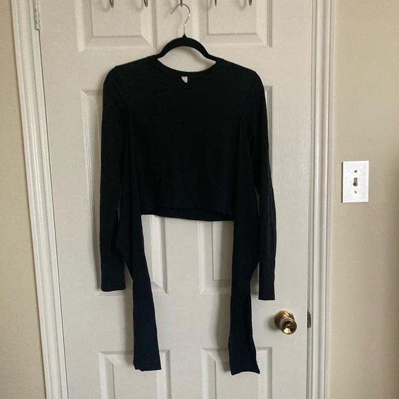 Lulu lemon tie wrap long sleeve Size 6 - Picture 2 of 3
